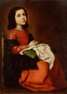 Virgen NIña Zurbarán