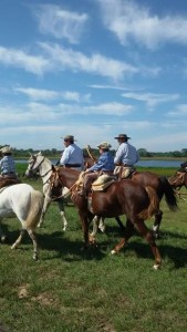 peregrinos a caballo