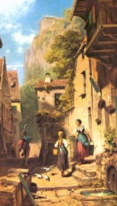 Husar de pluma blanca Spitzweg reducc