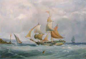 Joseph_Walter_-_A_Trading_Brig_Entering_the_Bristol_Avon