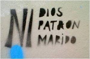 N slogans ni Dios ni patrón ni marido