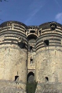 The Chateau d'Angers and it's 17 towers were built by Louis IX in the 13th century.