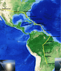 Mapa viaje Ezequiel II