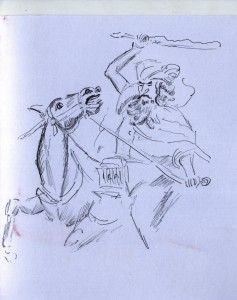 Balaam castigando la mula